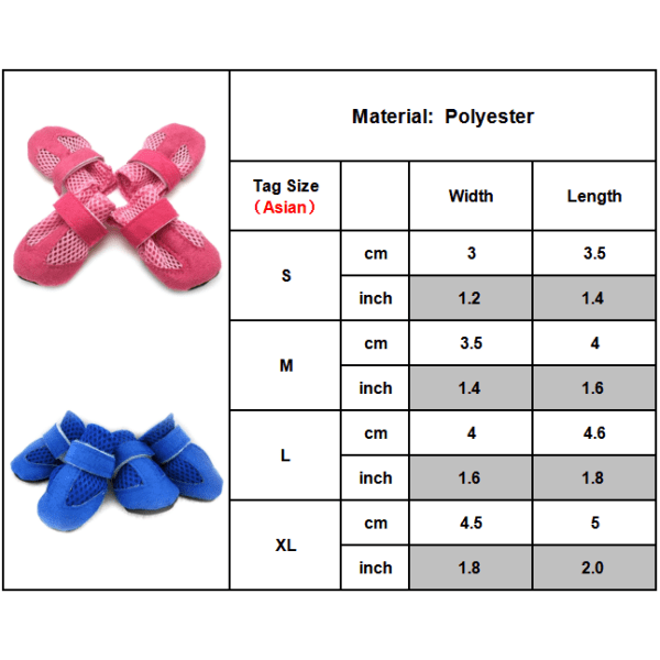 Pienet koiran kissat liukumattomat kengät suojaavat lemmikkieläinten pentuverkkosaappaat - spot-myynti blue L
