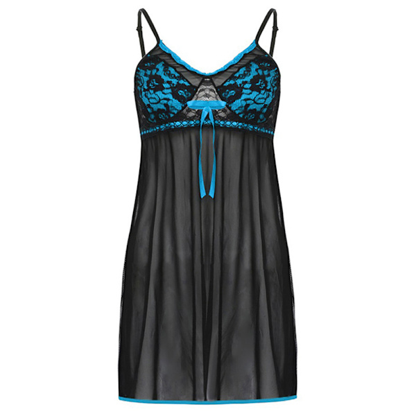 Sexig Sling Kjol Perspektiv Lätt Andas För Mode Kvinnor - spot sales Blue 2XL