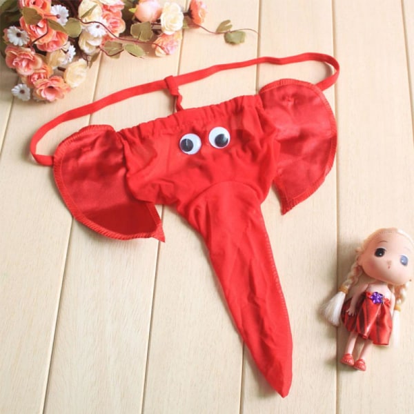 Thong Elephant Underwear SVART - spot sales