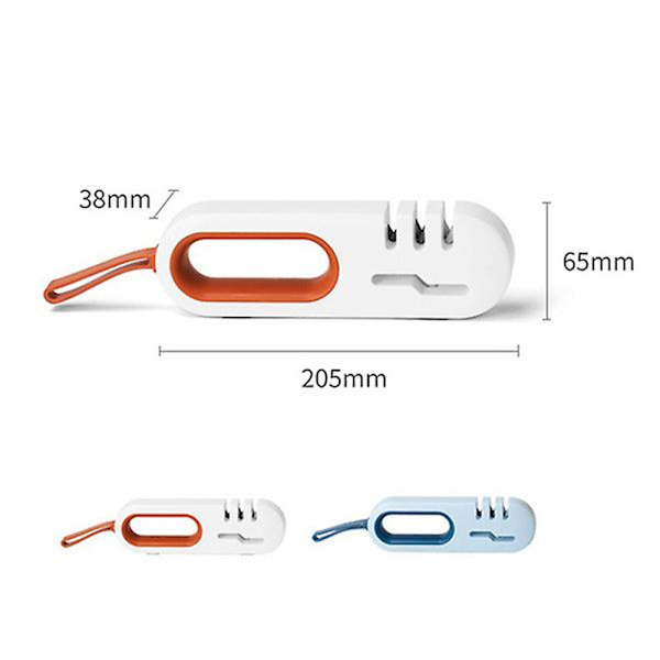 Neljä yhdessä teroitin Home Monitoimikeittiö Stenhus - spot-myynti white orange