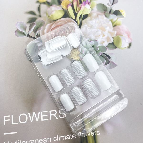 24st False Nails Short Square - high quality W346