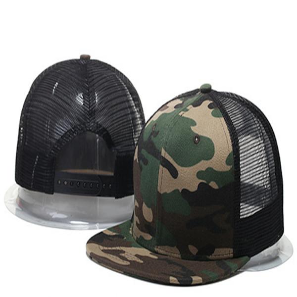 Sommar Hip Hop Blank Light Board Hip Hop Mesh Keps Baseball Keps - high quality camouflage