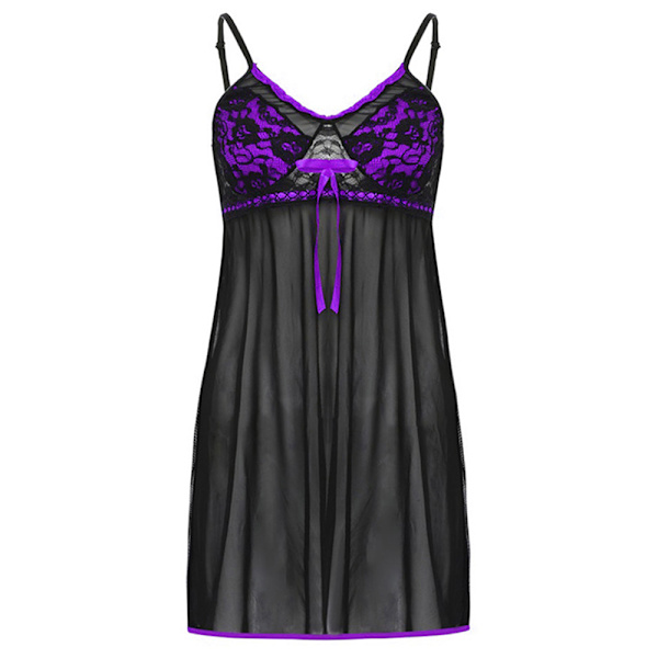 Sexig Sling Kjol Perspektiv Lätt Andas För Mode Kvinnor - on stock Purple XL