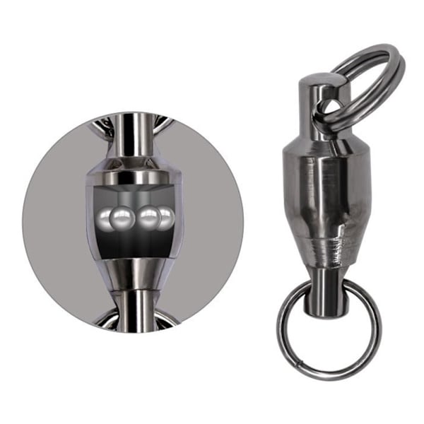 10 st Fishing Rolling Swivel Connector Heavy Duty Ball 3 - on stock 3