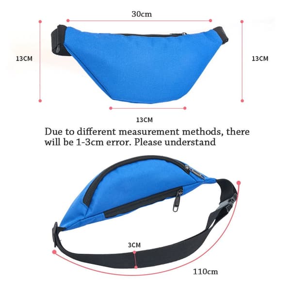 Midjeväska Fanny Pack GRÅ - stock