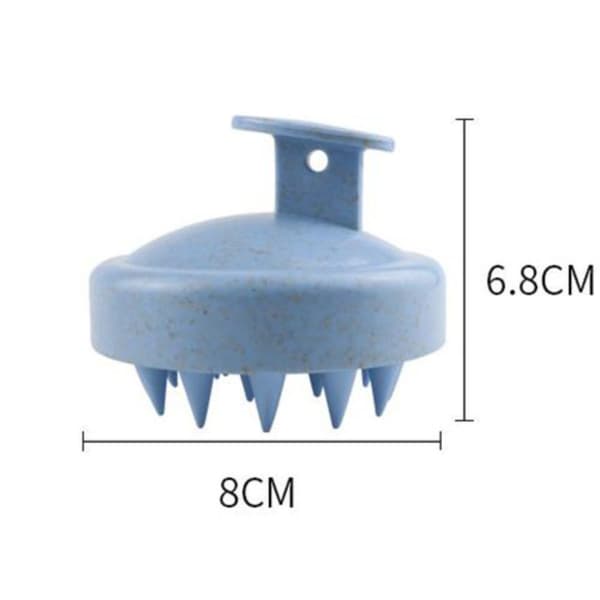 Silikonschampoborste för hårbottenmassager - stock 04