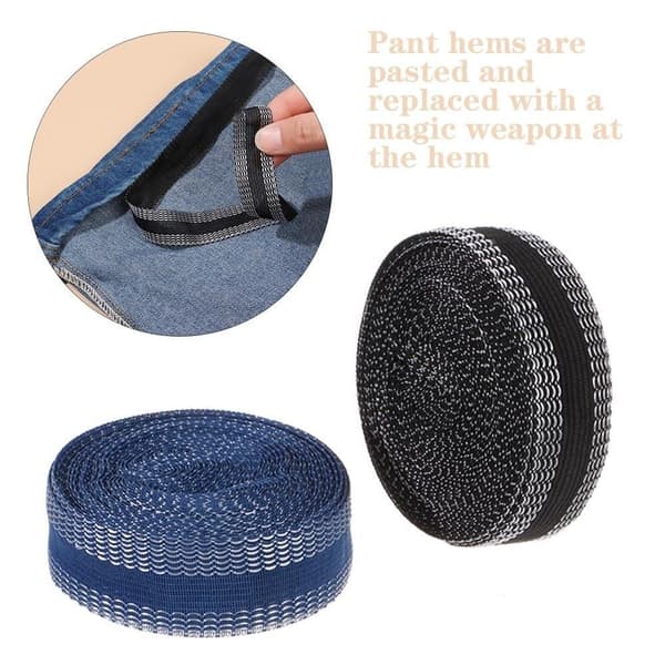 10 kpl Rolled Pants Patch Pants Paste Edge Tape BEIGE - varastossa Beige