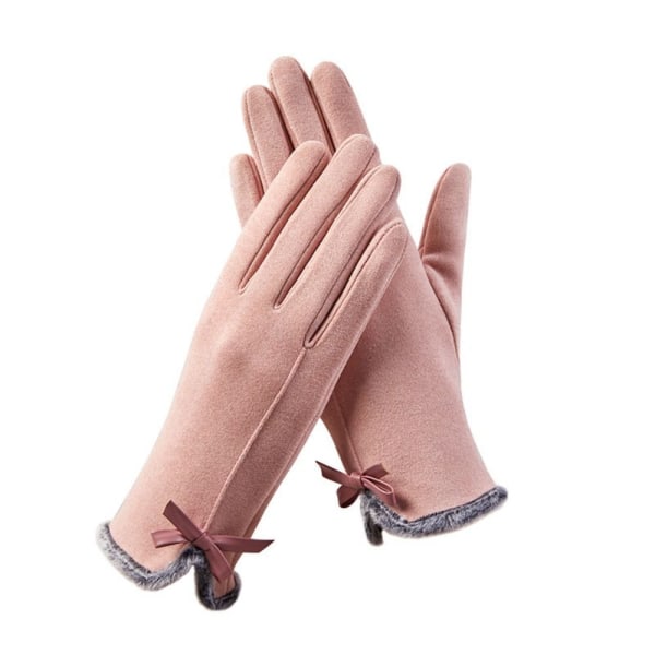Varma handskar Ridhandskar ROSA - on stock pink
