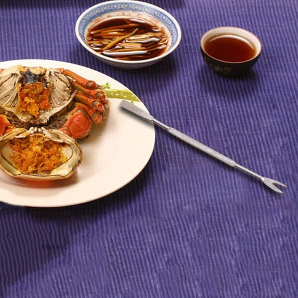 5 kpl Hummerirapuneula Walnut Needle Fruit Fork - spot-myynti