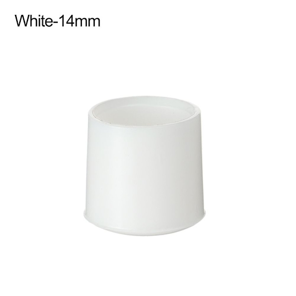 10kpl/setti Tuolinjalat Lippalakit Huonekalujalat VALKOINEN 14MM - varastossa White 14mm