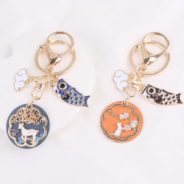 hinese Wind Nyckelring Rabbit at Keyring - high quality C
