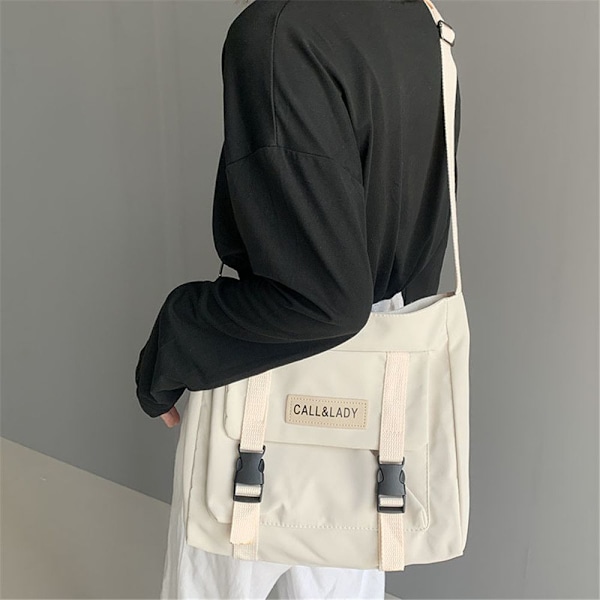 Axelväska Messenger Bag VIT - high quality white