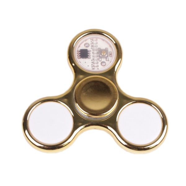 Fidget Hand Spinner LED Luminous Gyro BLÅ - high quality blue