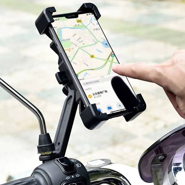 Motorcykeltelefonhållare Cykel Mobiltelefonhållare - high quality Yellow For Handlebar-For Handlebar