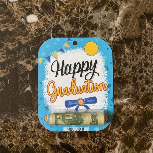 Gratulationskort med Money Clip Graduation Money Card - high quality 7