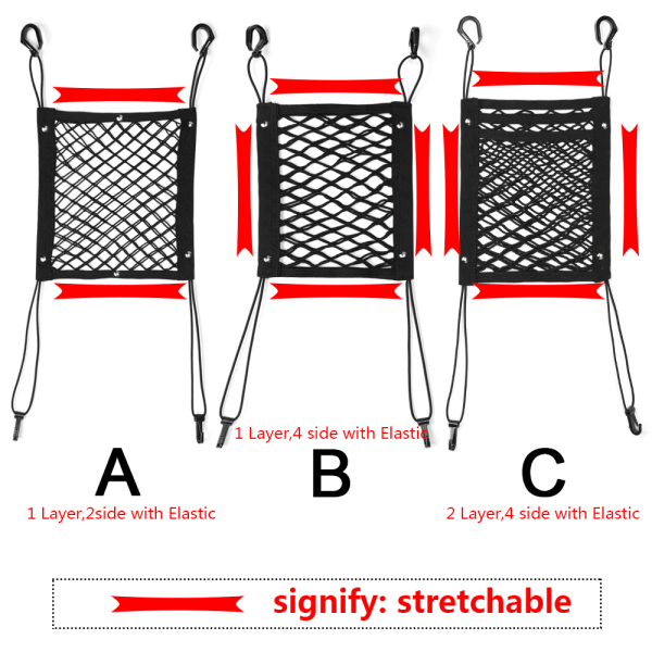 Mesh för bil för ryggstöd - on stock B