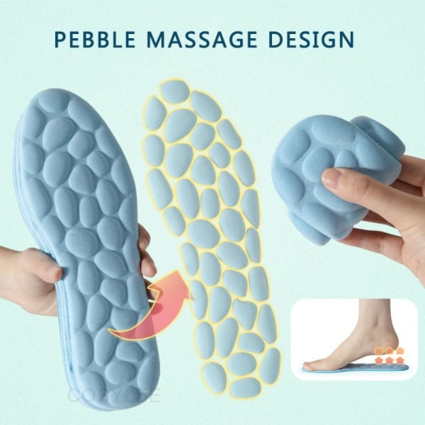 4 par skumskor innersula Massagekudde Ortopediska innersulor sof - spot sales EU 39-40