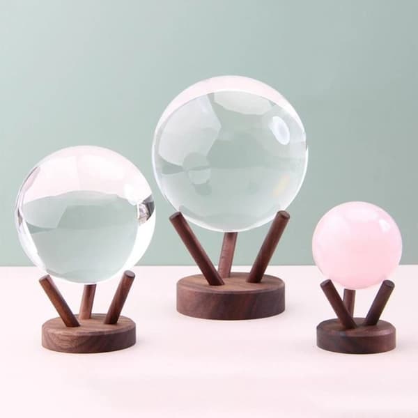 Crystal Ball Display -hammas Crystal Ball Base - varastossa S