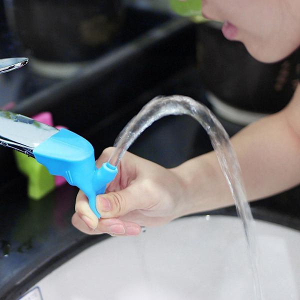 3 joustavaa hananpidennystä Silicone Sink Faucet Spray He - varastossa blue one-size 3pcs