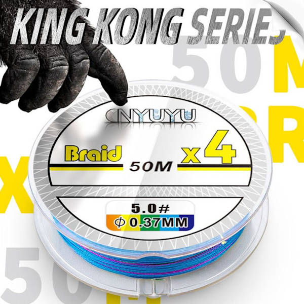 4 Siima 100M PE Punottu siima 4.0 - korkea laatu 4.0