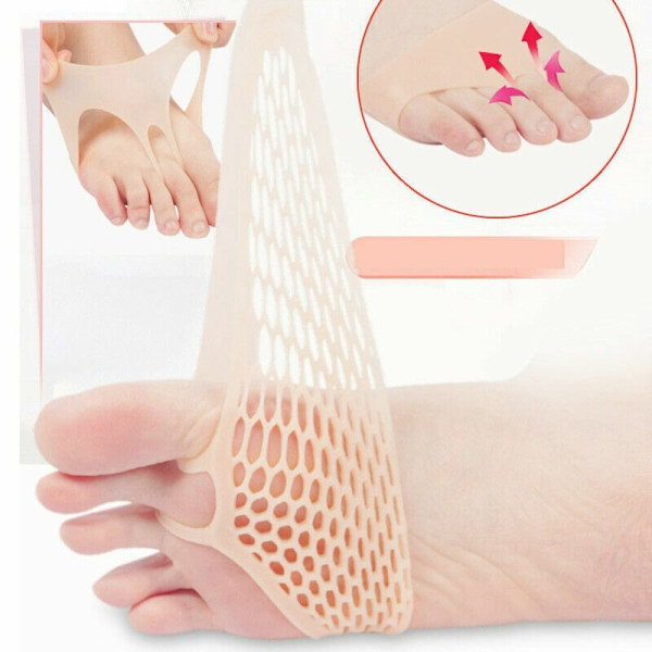 5 paria Tyynyt Midfoot pehmusteet WHITE-5PAIRS WHITE-5PAR - varastossa
