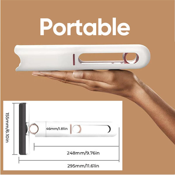 Ny portabel Mini Mop Teleskopisk svampmopp för Windows Glass - on stock