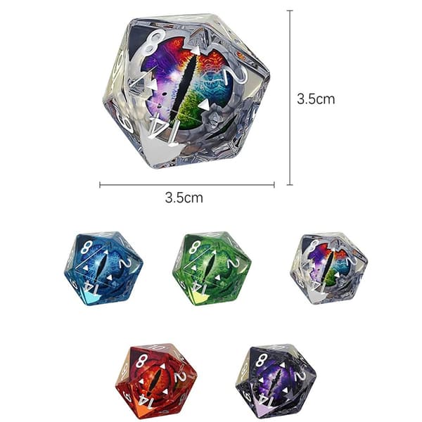 Dragon Eye Dice Longan Dice GREEN - varastossa Green