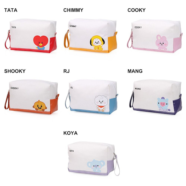 BTS Pencil Case BT21 Pen Bag COOKY - stock COOKY