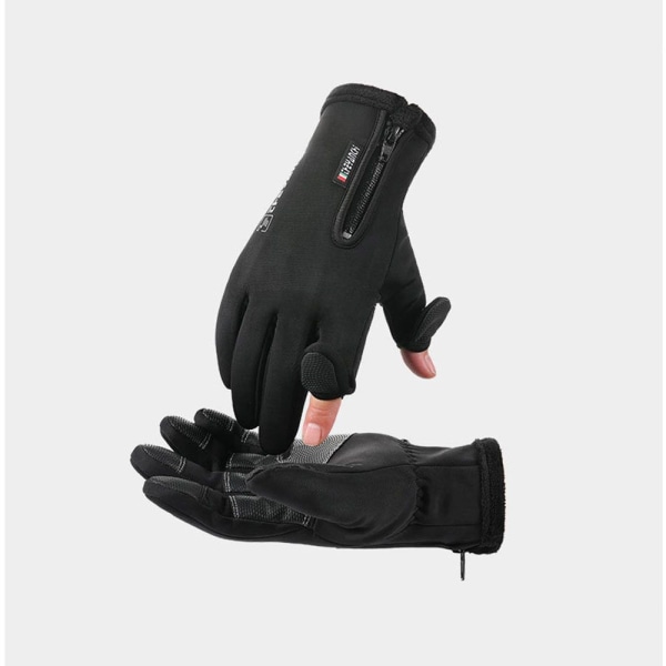 Ridding Handskar Fiskehandskar SVART - spot sales black L