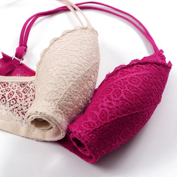 Kvinnors lätta bh komfort tunna underkläder utan stålring - high quality Red 32/70AB