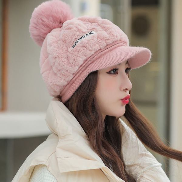 Peaked Cap Duck Tongue Cap PINK - korkea laatu pink