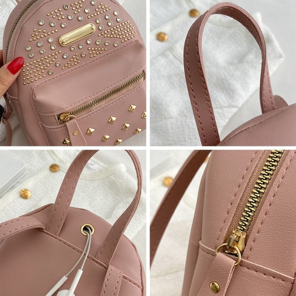 Mini Reput Pieni reppu PINK - korkea laatu pink