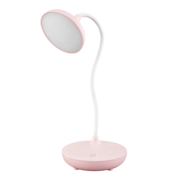 Dimbar LED-bordslampa Läsljusbord Flexibel Uppladdningsbar - stock pink