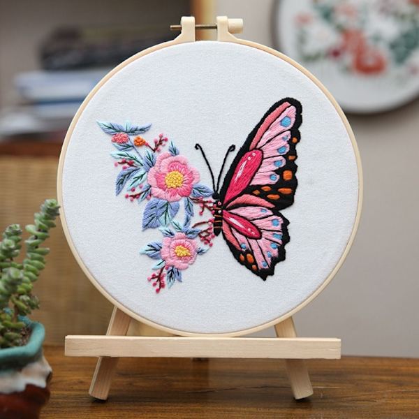 DIY Butterfly Patterns Handbroderi - high quality C