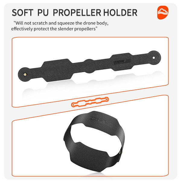 Propellerhållare Propellrar Stabilisator Fast skydd - spot försäljning black