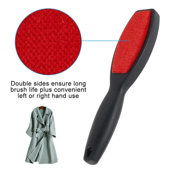 2 ST Dubbelsidig luddborste Tygborste Kläder pälsborttagare 2pcs - spot försäljning 2pcs