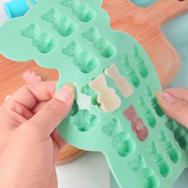 Gummy Bear Form blir Socker RÖD - on stock red