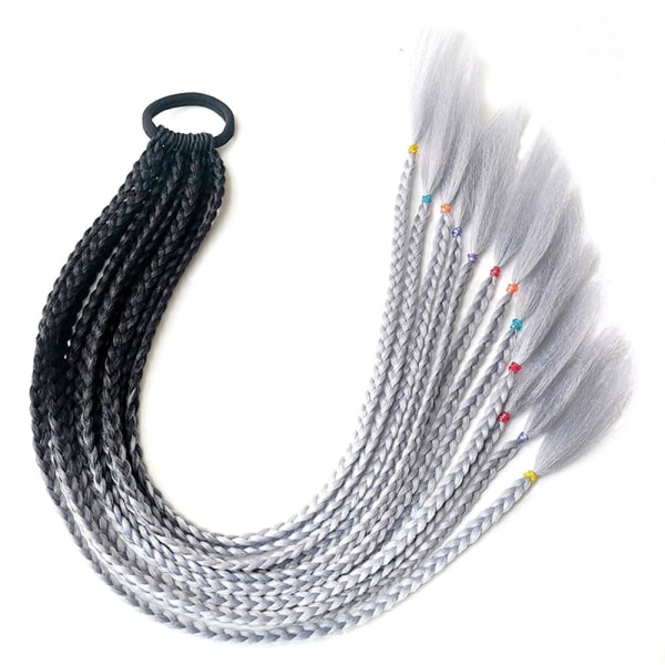 Färgad Pigtail hästsvans Twist Braid Hårrep 1 - spot sales 1