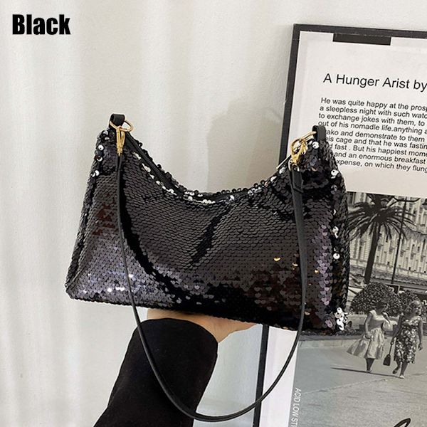 Dampaljetter Axelväska Girl Handväskor SVART - spot sales black