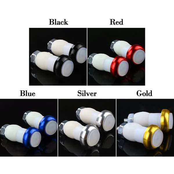 2ST Cykelstyre Light End Plug Light GULD - stock gold