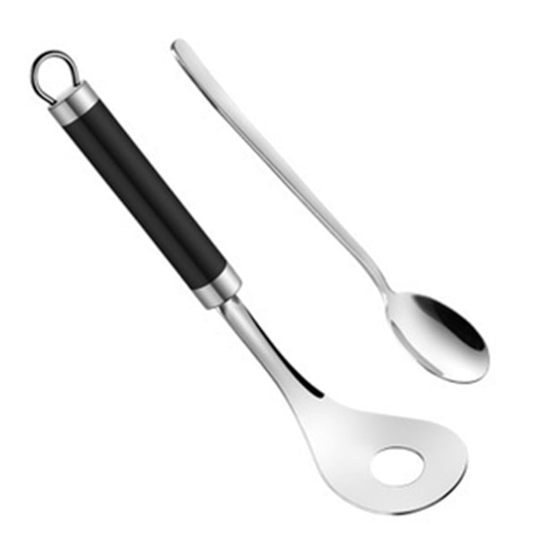 Köttbullsmaskin i rostfritt stål Non-stick köttbullssked med hängande hål Kökstillbehör 2-pack - on stock
