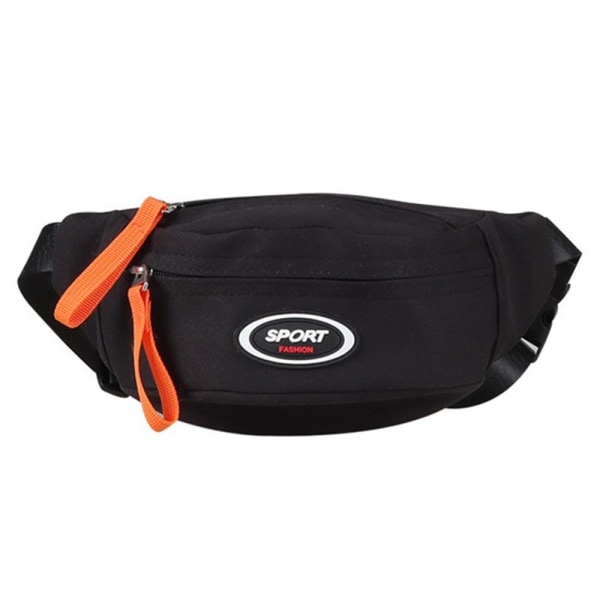 Laste print laukku Fanny Pack MUSTA - korkea laatu Black