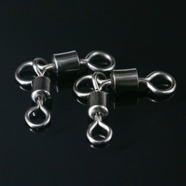 50kpl/ setti Kalastuspyörät Hihat Rolling Swivel - spot-myynti 4x5