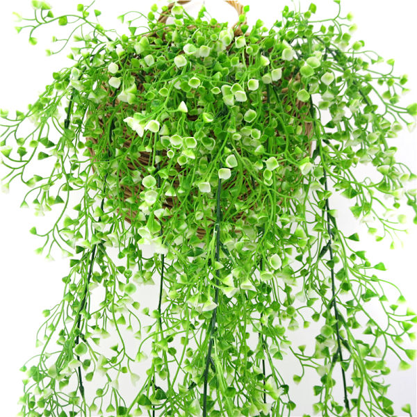 Utomhus Konstgjorda Falska Hängande Blomma Vinstockar Dekor - spot sales Rose Red 1 PC