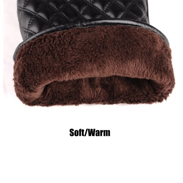 Vinterhandskar Pekskärmshandskar PU-läderhandskar - high quality