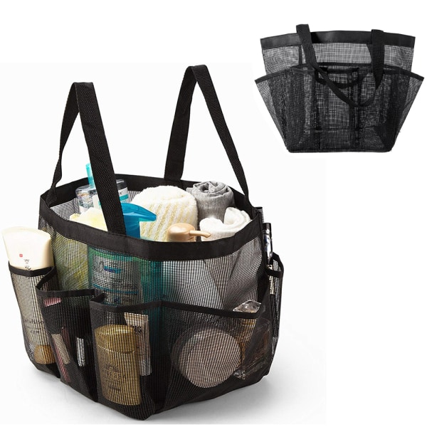 Mesh Dusch Caddy Portable för sovsal Tote Bag Toalettartiklar - high quality