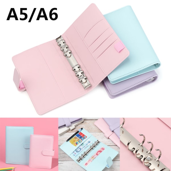 A6/ Anteckningsbok för mapp Anteckningsblock COVER - high quality pink A5