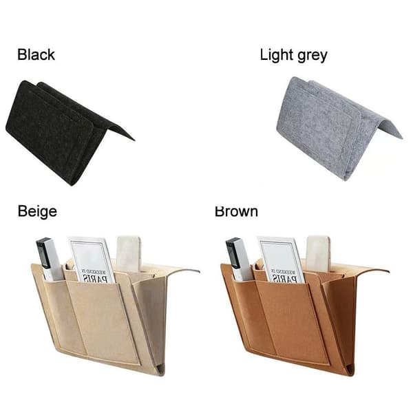 Magazine Pockets Phone Book Organizer DEEP GREY - varastossa