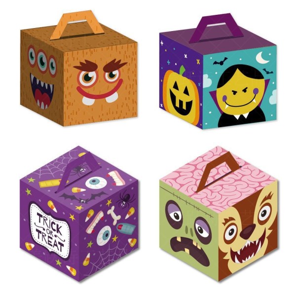 3 st Halloween godislåda Bärbar godislåda - on stock C