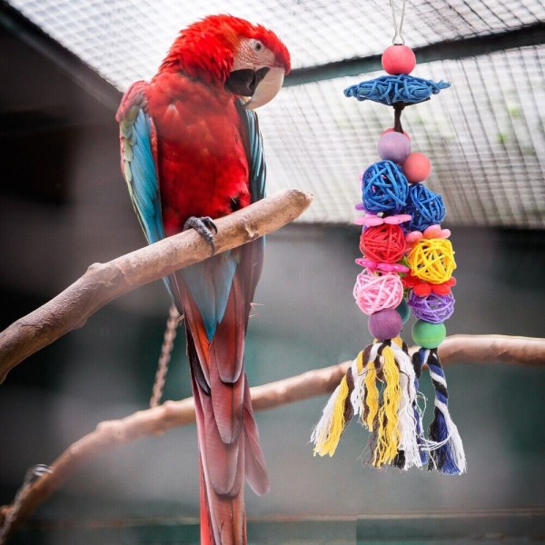 Parakit Tuggleksaker Parrot Swing Stand Parrot Leksaker - spot försäljning